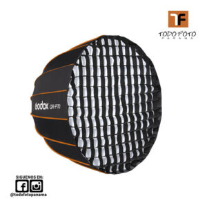 Godox QR-P70G parabólica softbox  70cm  con rejilla de panal