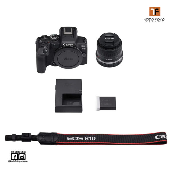 Canon EOS R10 RF-S18-45mm F4.5-6.3 IS STM Kit - Imagen 6
