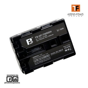 Npfm500h - batería recargable de iones litio para cámaras réflex digitales sony alpha fb-np-fm500h