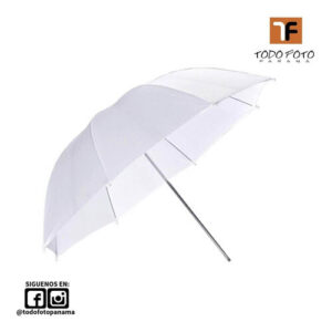 Paraguas blanco difusor 30" pulg. ob-30