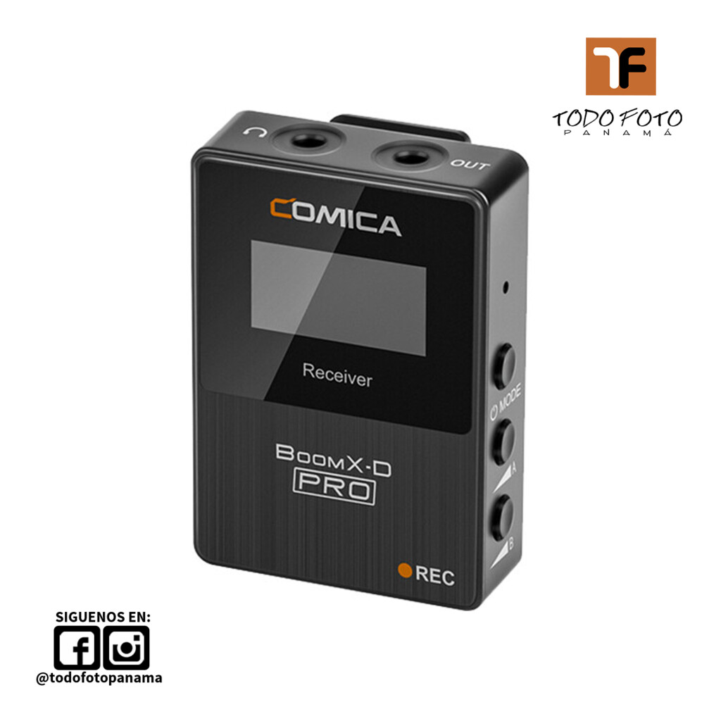 Todo Foto Panamá, Comica audio boomxd pro d2 sistema/grabador de
