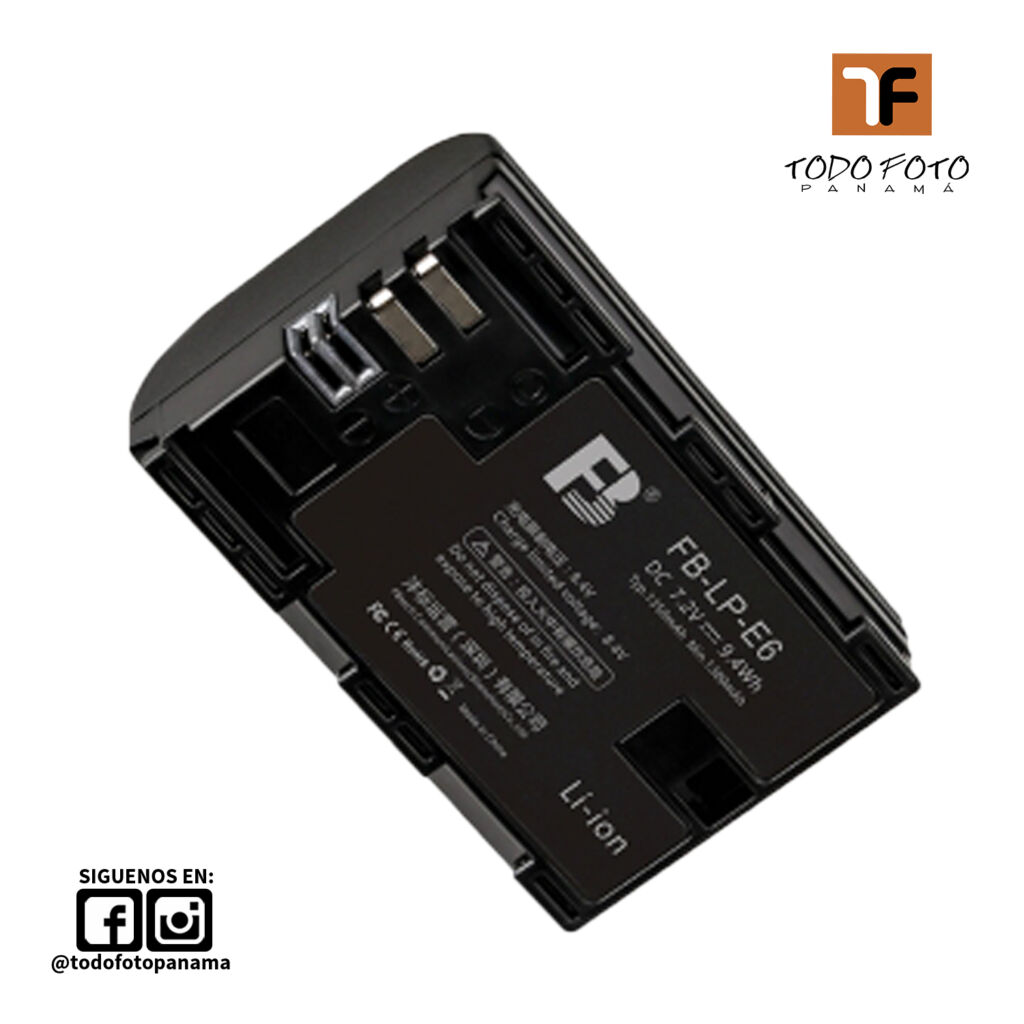 Todo Foto Panamá, Canon battery pack lpe6 ión de litio batería