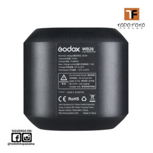 Godox batería ad600 pro wb26